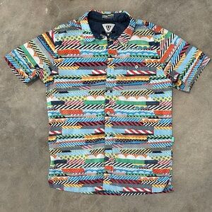 VISSLA Jason Woodside Collection Men's Button Up Shirt